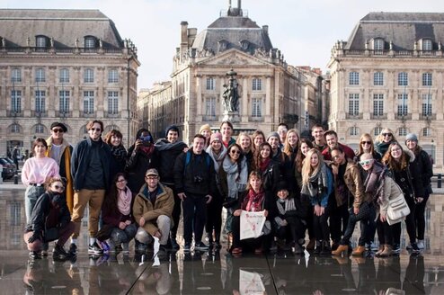 University students abroad